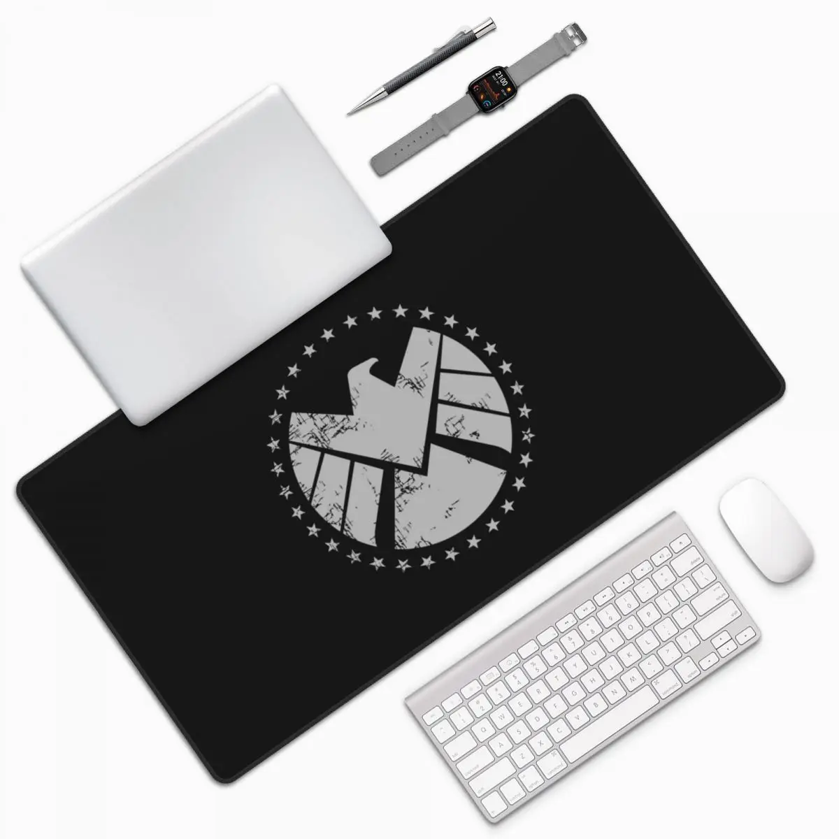 Gaming Keyboard Training - Alfombrilla de ratón grande Shield Agent