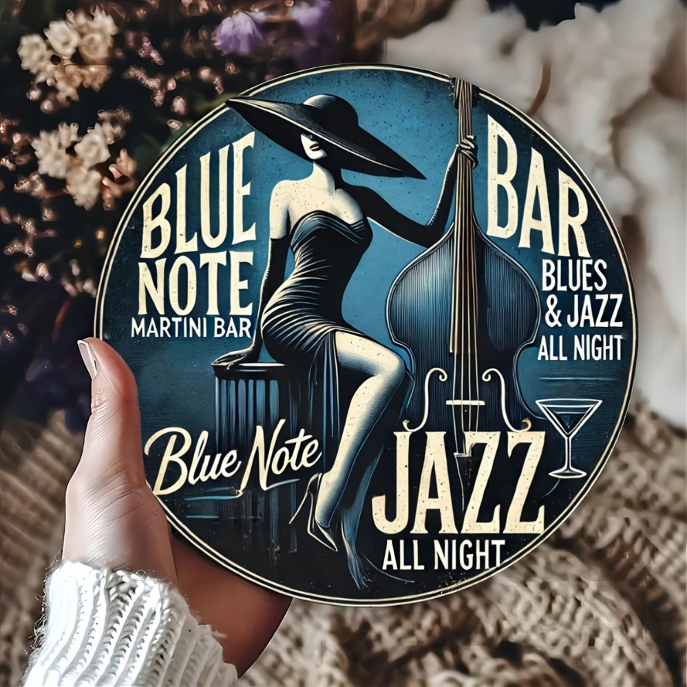 Brass Weight Plate - Blue Note Jazz Martini Bar Arte