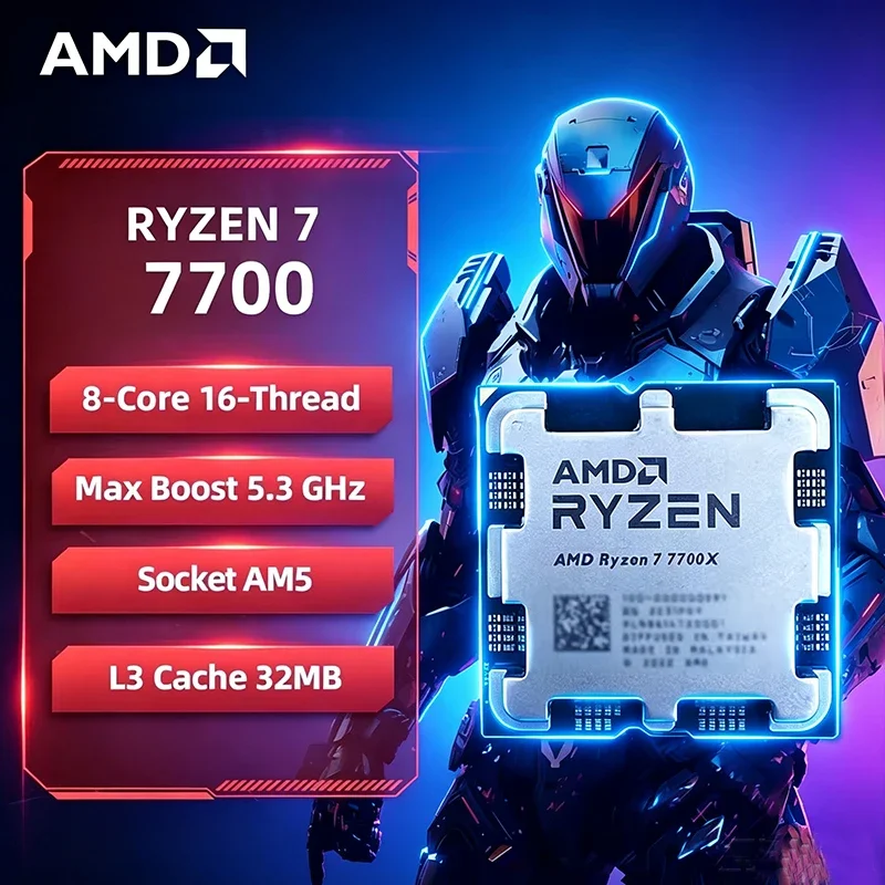 Amd Cpu Ryzen 7 - Procesador AMD Ryzen 7 7700 R7