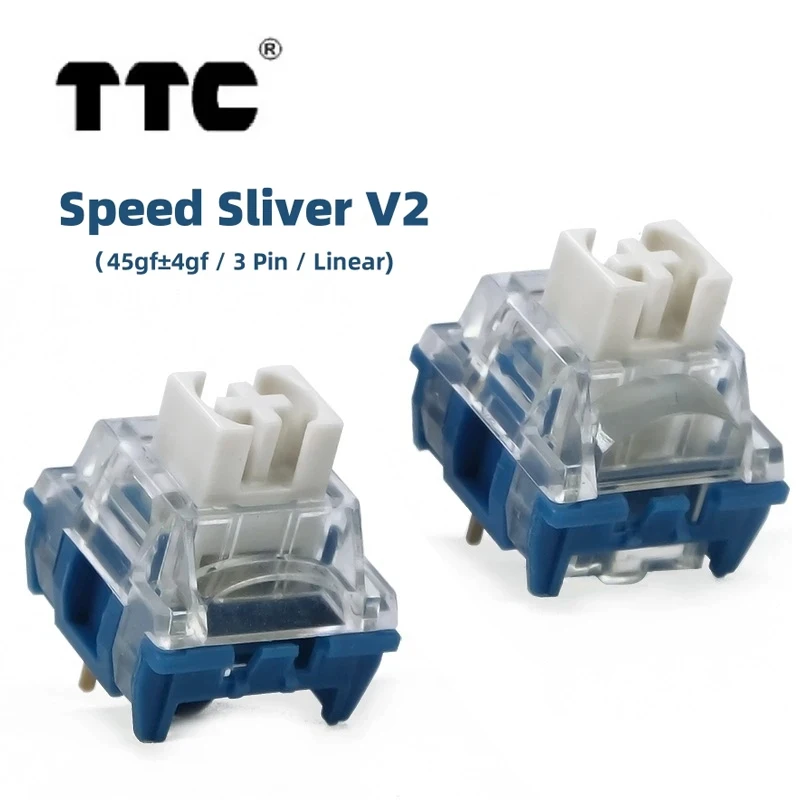 Gaming Keyboard No Rgb - TTC Speed Silver V2 DIY teclado