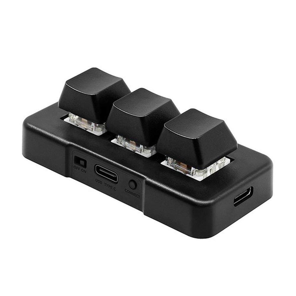 Gaming Keyboard Mobile - Teclado pequeño MK321-Pro de 3 teclas,