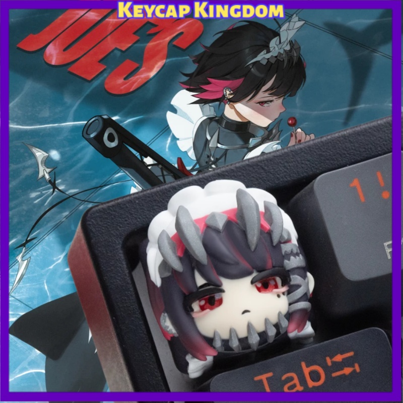 Gaming Keyboard Typewriter - Tecla Artesanal de Resina Impresa en