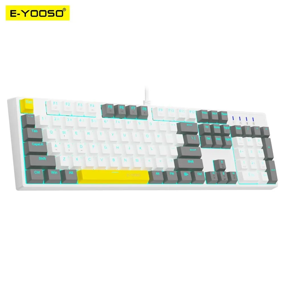 Gaming Keyboard E Yooso - E-YOOSO Z14 Teclado mecánico USB para