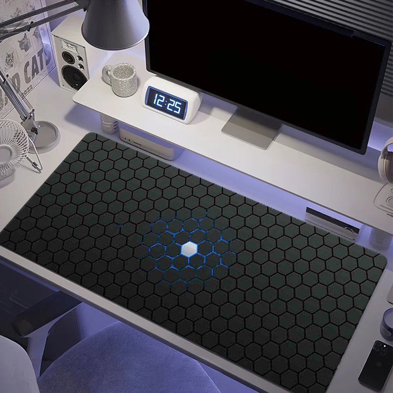 Gaming Keyboard And Mouse Pad - Alfombrilla de ratón grande hexagonal para