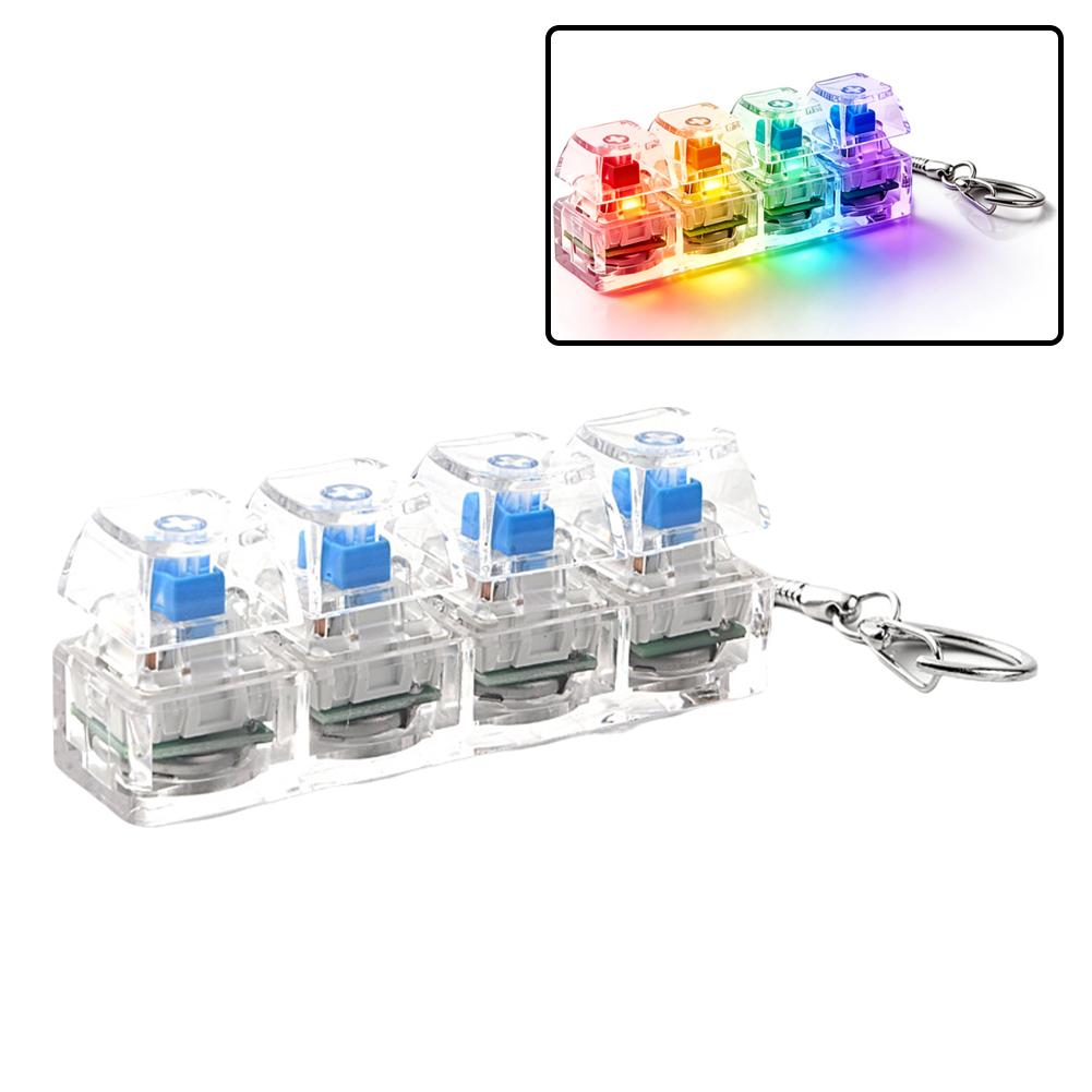 Mechanical Switch Tester - Llavero LED Luminoso con Interruptores, Probador