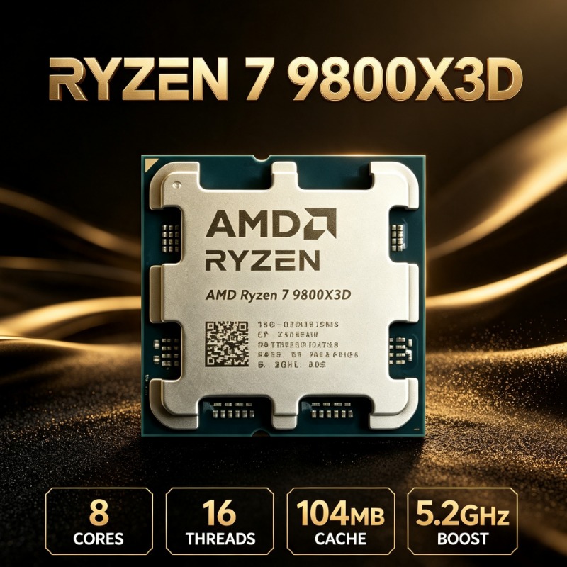 Amd Cpu Ryzen 7 - CPU para Juegos AM5 AMD Ryzen