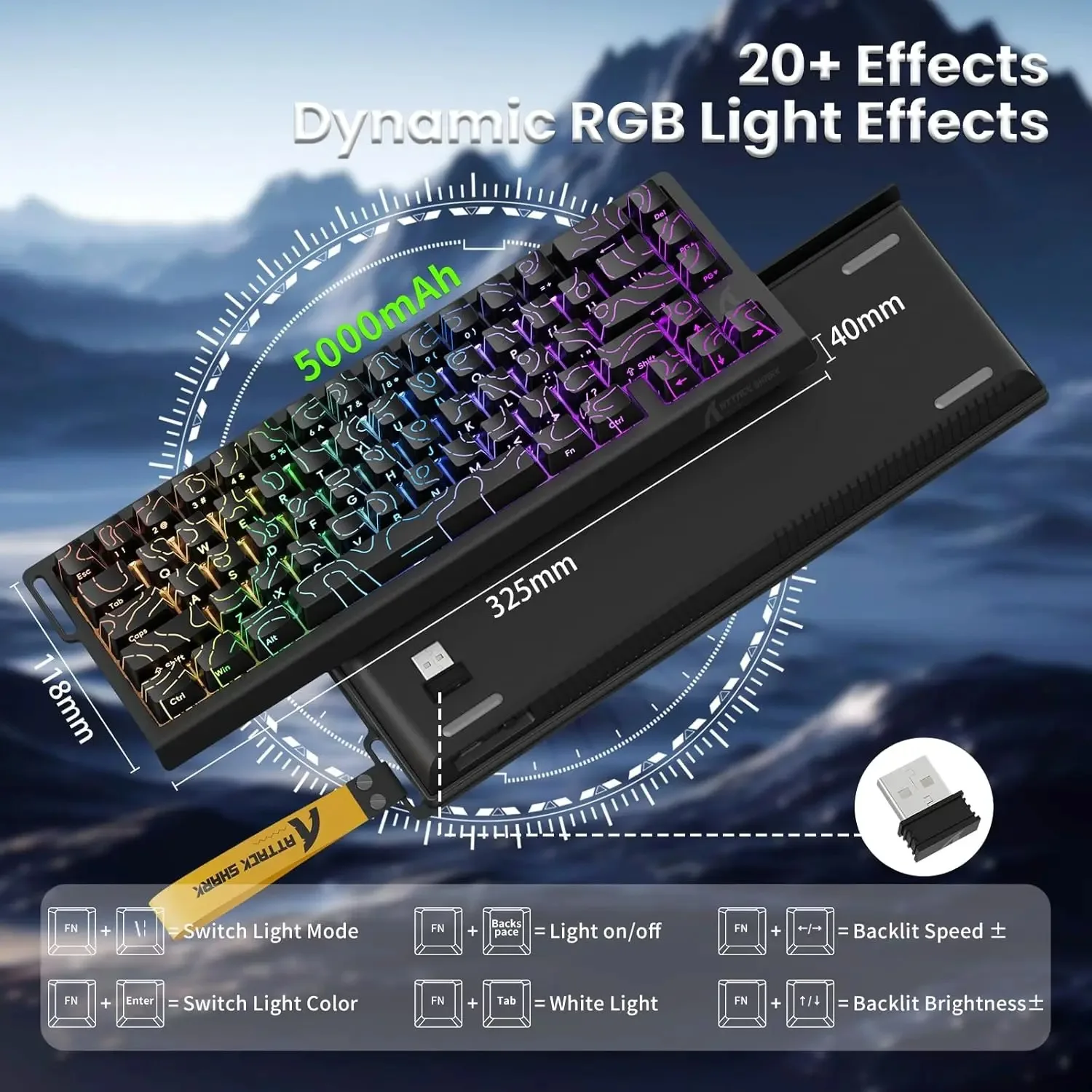 Teclado inalámbrico para juego - Keyboard Gaming Mac reseña y precio