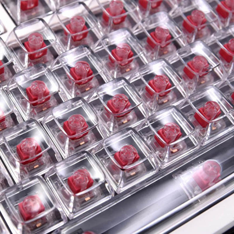 Teclas transparentes de crista - Keyboard Gaming Transparent reseña y precio