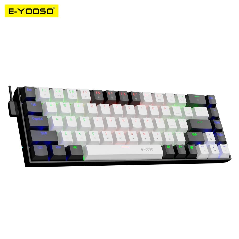 E-YOOSO-Teclado mecánico con c - Gaming Keyboard E Yooso reseña y precio