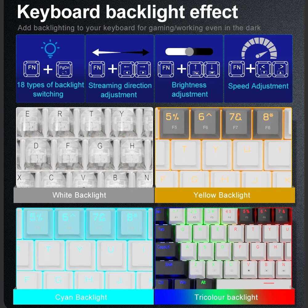 E-YOOSO-Teclado mecánico con c - Gaming Keyboard E Yooso reseña y precio
