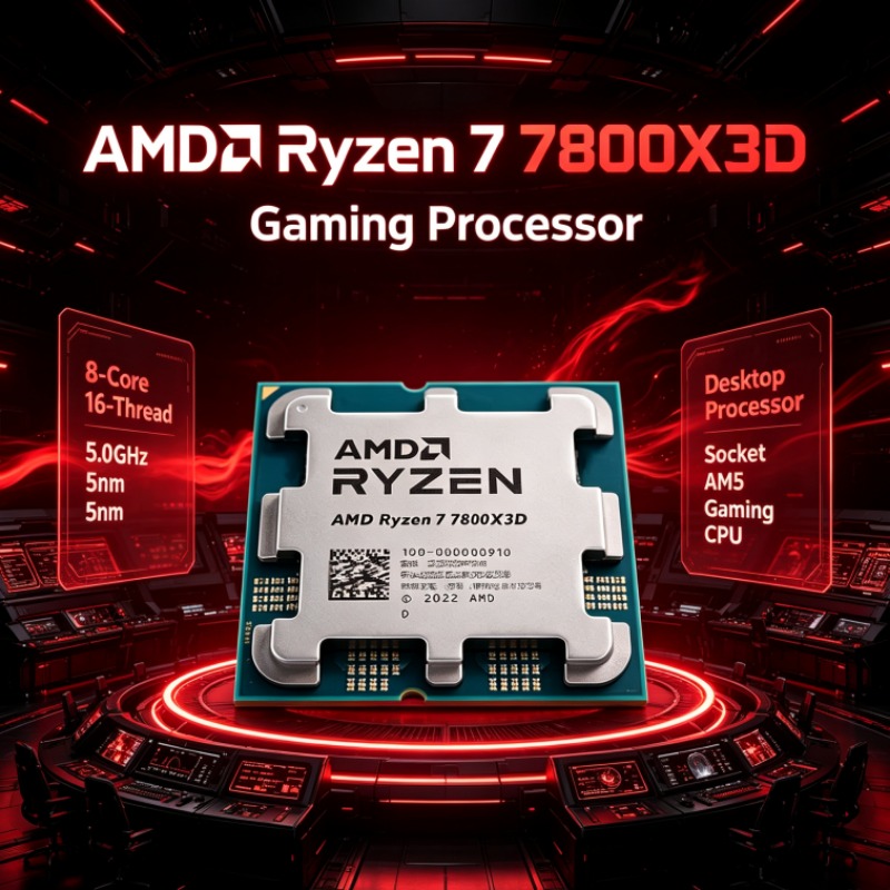 CPU AMD Ryzen 7 R7 7800X3D, 96 - Amd Cpu Ryzen 7 reseña y precio