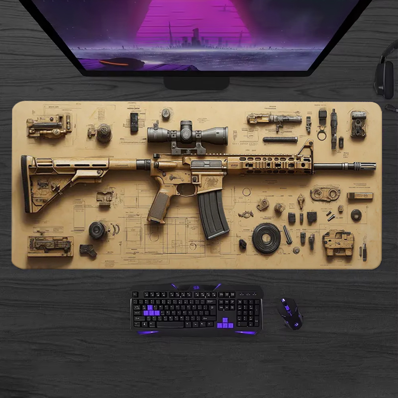 Alfombrilla de Ratón para Jueg - Gaming Keyboard And Mouse Pad reseña y precio
