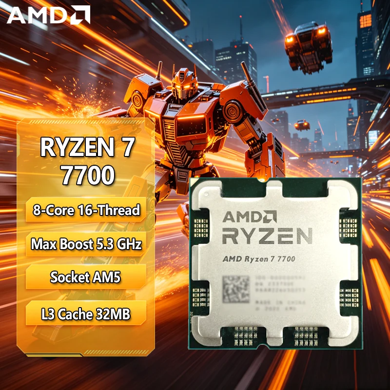 Procesador AMD Ryzen 7 7700 R7 - Amd Cpu Ryzen 7 reseña y precio