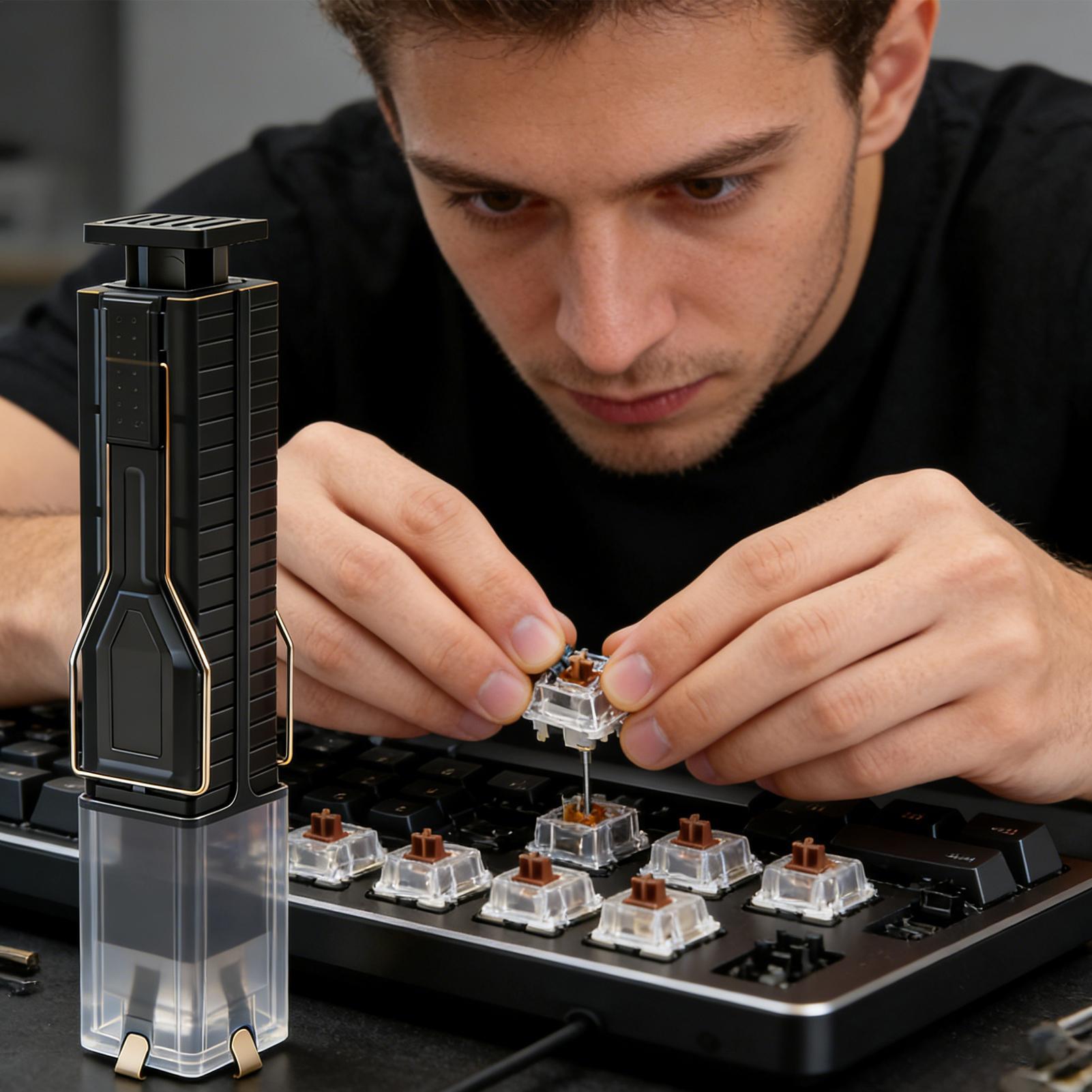 Extractor de teclas 2 en 1, ab - Keycap Puller Ring reseña y precio