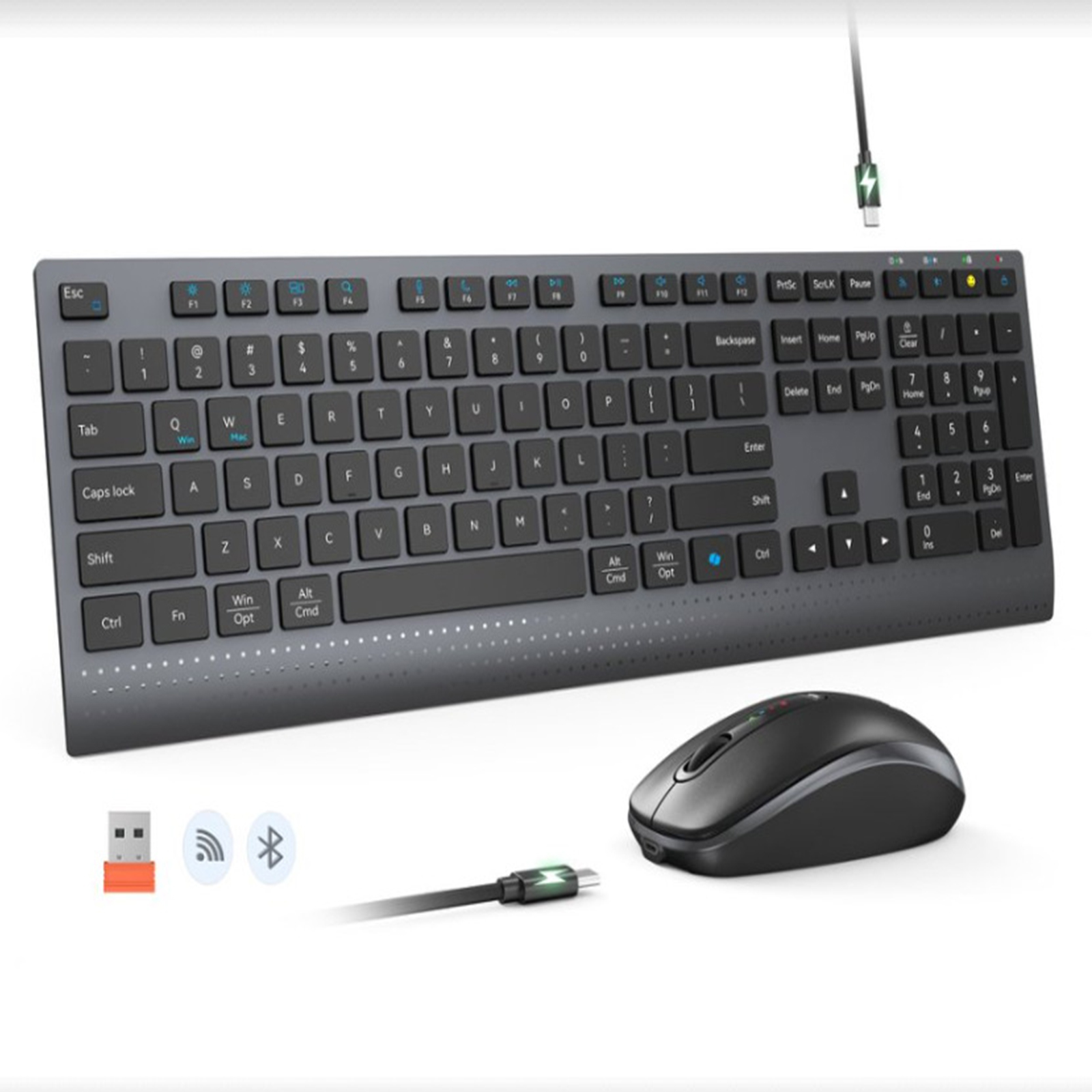 Combo de teclado y ratón inalá - Gaming Keyboard Mouse And Headset Combo reseña y precio