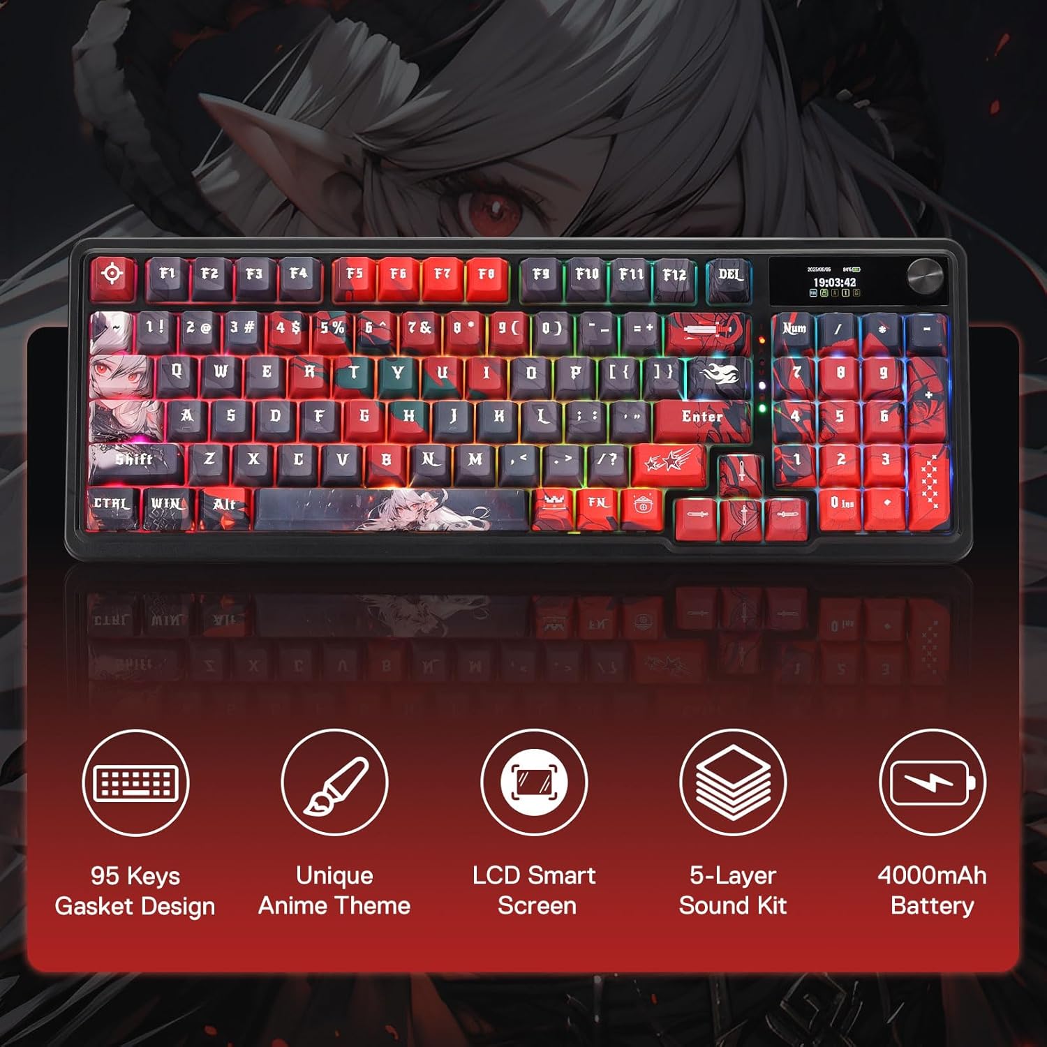 Teclado para juegos Redragon W - Gaming Keyboard Mobile reseña y precio