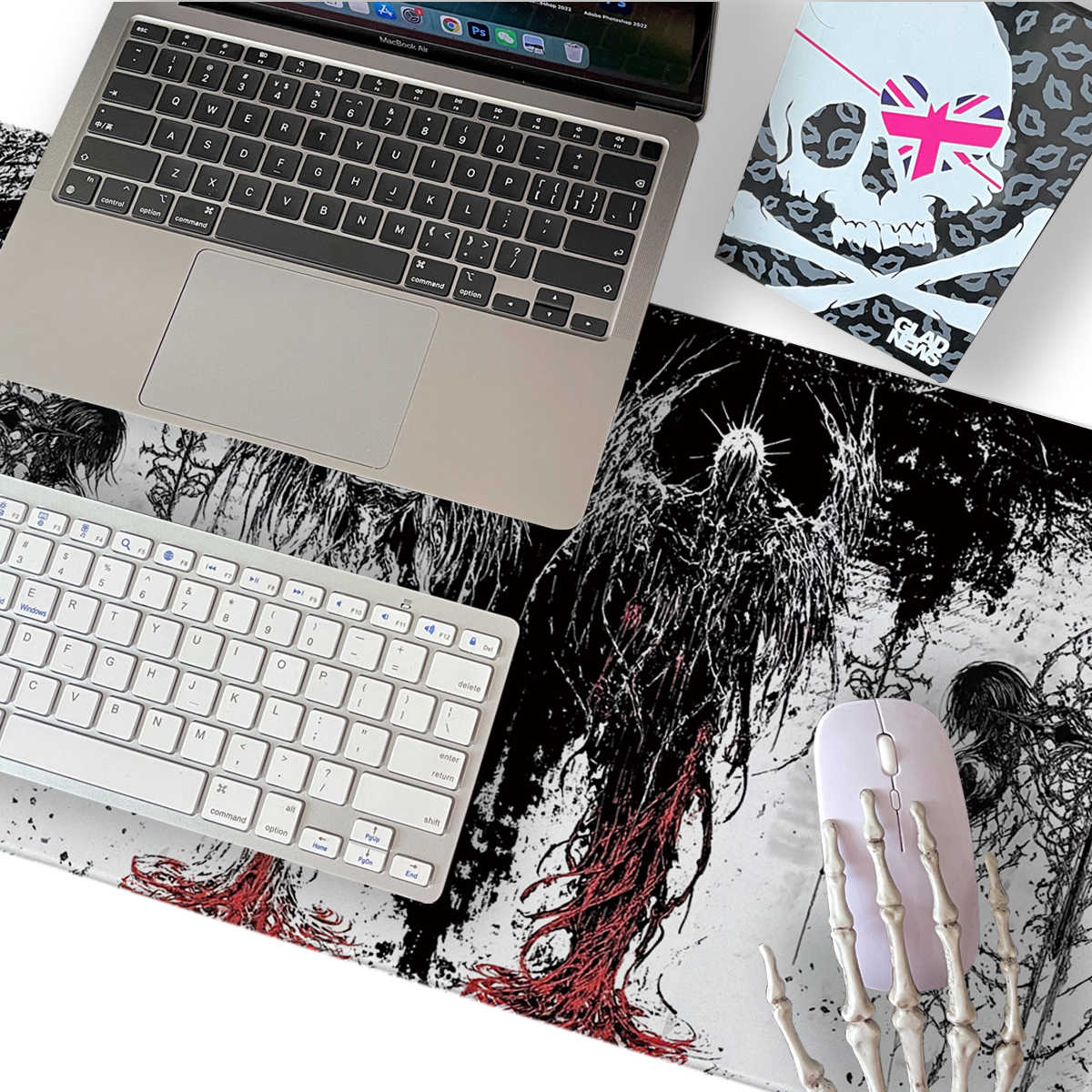Alfombrilla de ratón de goma a - Gaming Keyboard And Mouse Pad reseña y precio