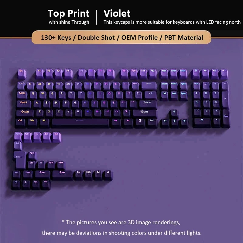 Teclas PBT de Doble Inyección  - Gaming Keyboard Top reseña y precio