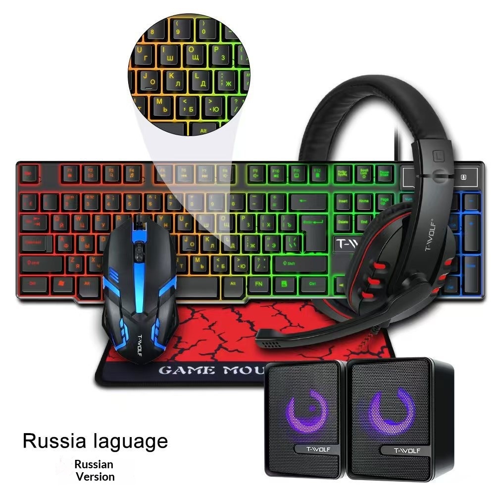 Combo de Juego con Teclado Esp - Gaming Keyboard Mouse And Headset Combo reseña y precio