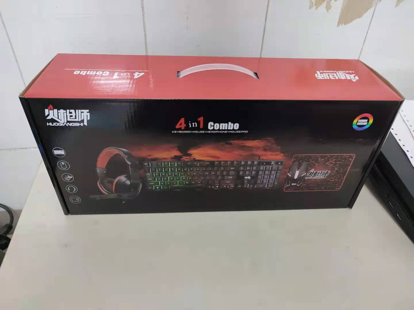 Combo de teclado y mouse para  - Gaming Keyboard Mouse And Headset Combo reseña y precio