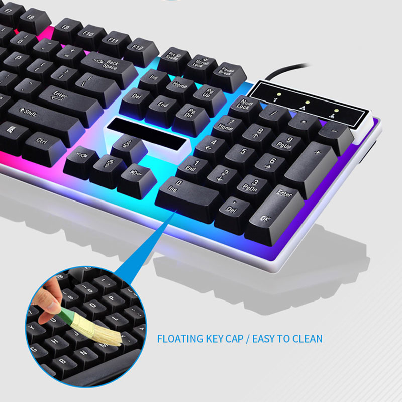Teclado para juegos RGB, Kit d - Gaming Keyboard Mobile reseña y precio