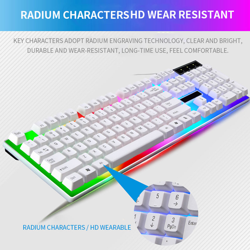 Teclado para juegos RGB, Kit d - Gaming Keyboard Mobile reseña y precio