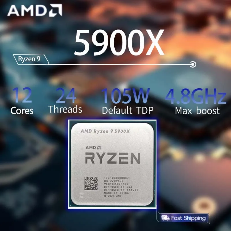 Procesador AMD Ryzen 9 5900X R - Amd Cpu Ryzen 9 reseña y precio