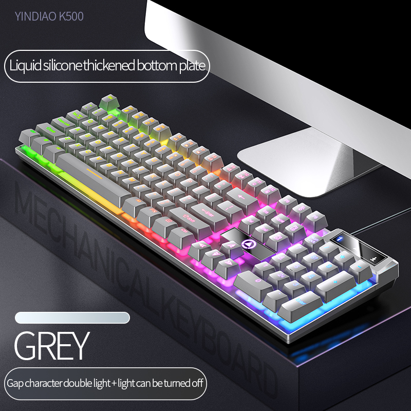Teclado para juegos de 104 tec - Keyboard Gaming Transparent reseña y precio