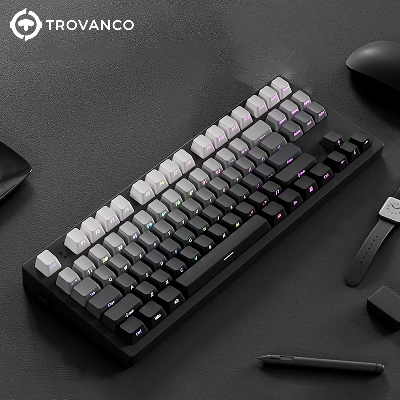 130 Teclas con Gradiente de Co - Gaming Keyboard Typewriter reseña y precio