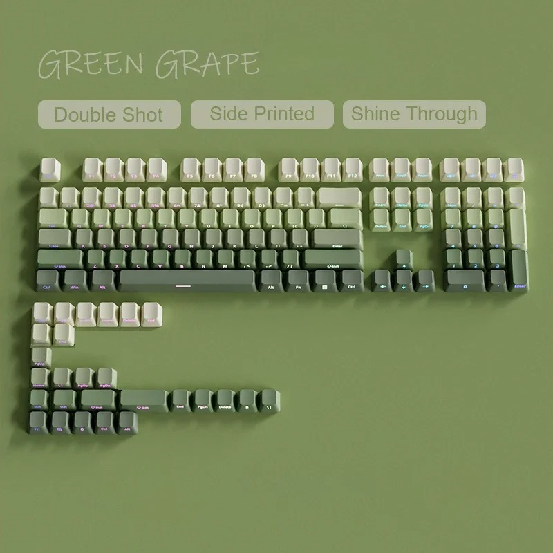 135 Teclas Cherry Profile Gree - Gaming Keyboard Typewriter reseña y precio