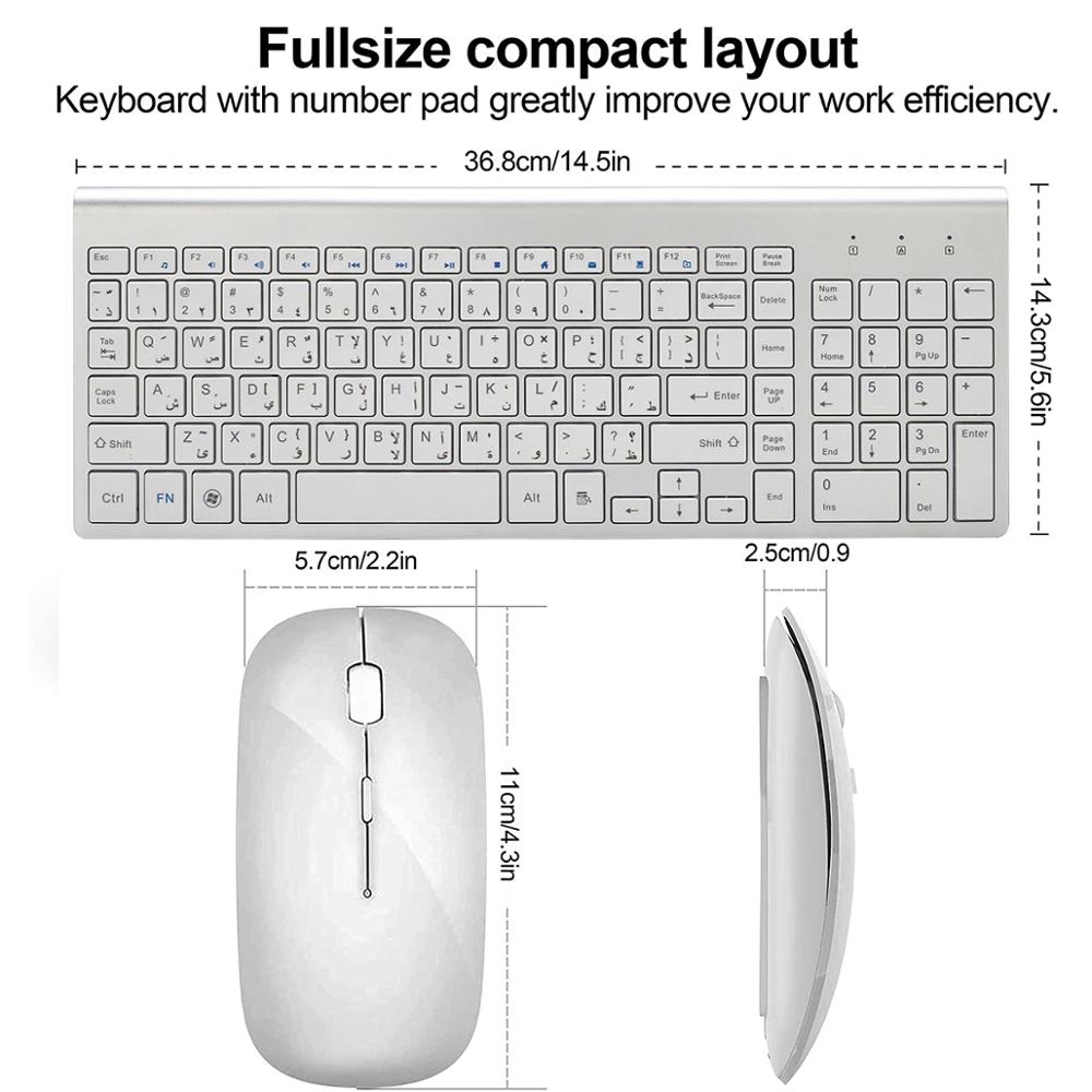 Teclado inalámbrico delgado co - Gaming Keyboard Mobile reseña y precio