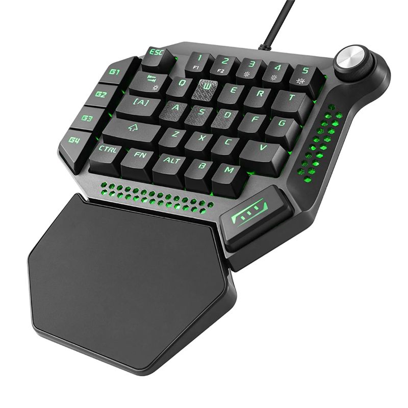 AEF6-Teclado mecánico para jug - Gaming Keyboard Training reseña y precio