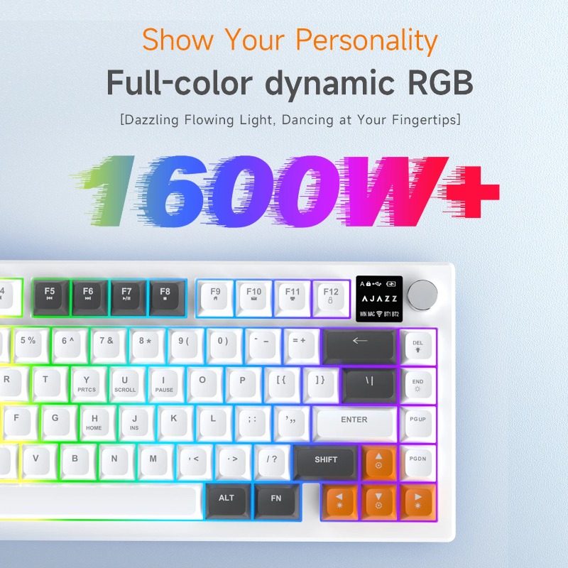 Teclado AJAZZ AF82 75% Tri-Mod - Keyboard Gaming Mac reseña y precio