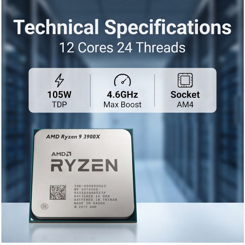 Procesador Ryzen 9 3900X para  - Amd Cpu Ryzen 9 reseña y precio