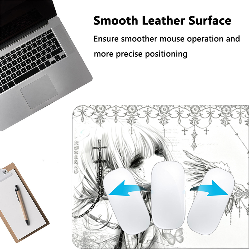 Alfombrilla de ratón de cuero, - Gaming Keyboard And Mouse Pad reseña y precio