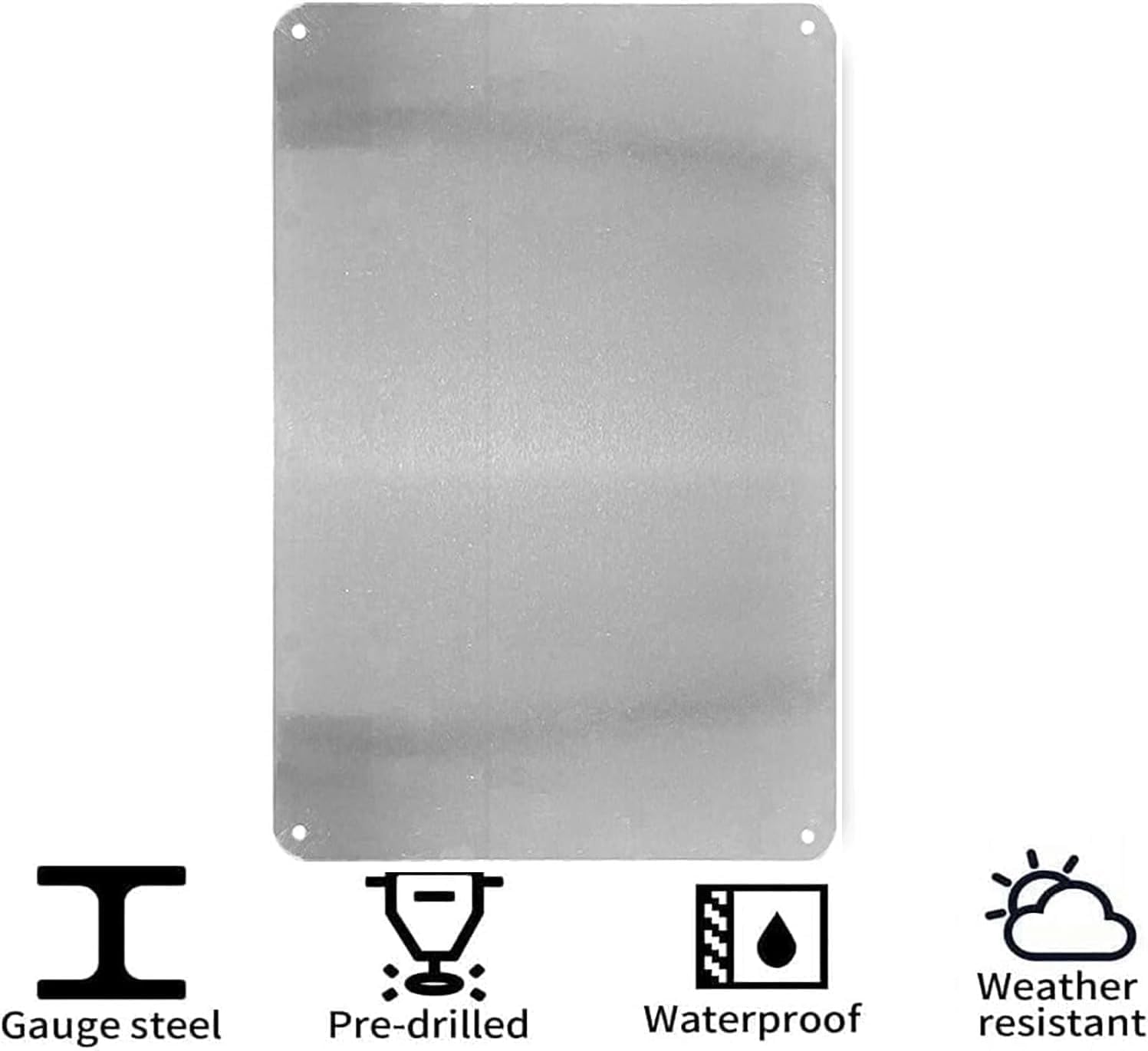 1p, Letrero decorativo de pare - Brass Weight Plate reseña y precio