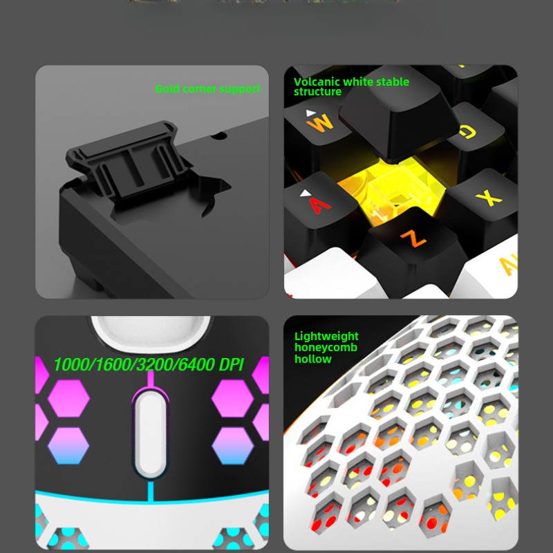 Conjunto de Teclado y Ratón pa - Gaming Keyboard Mouse And Headset Combo reseña y precio